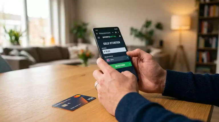 Creditcard wordt gebruikt om te storten bij een online bookmaker in Nederland