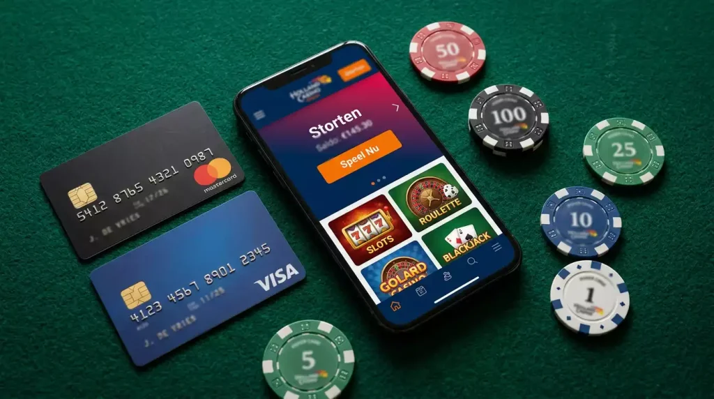 Storten bij een legaal online casino met creditcard in Nederland