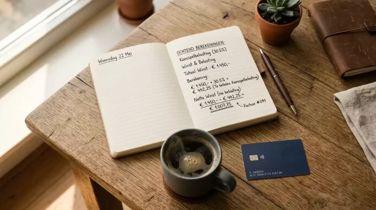 Kansspelbelasting berekening over winst bij creditcardstortingen