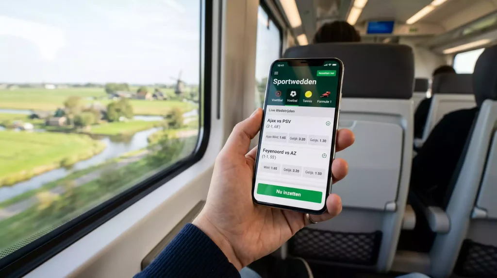 Mobiel storten met creditcard via een bookmaker app