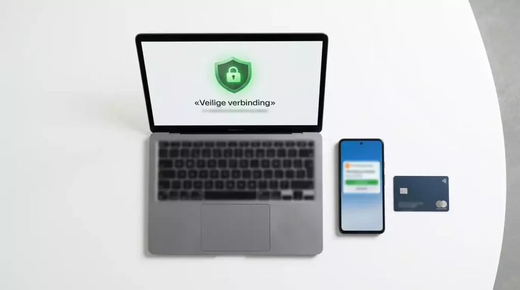 Beveiligde creditcardbetaling bij een online bookmaker met 3D Secure verificatie
